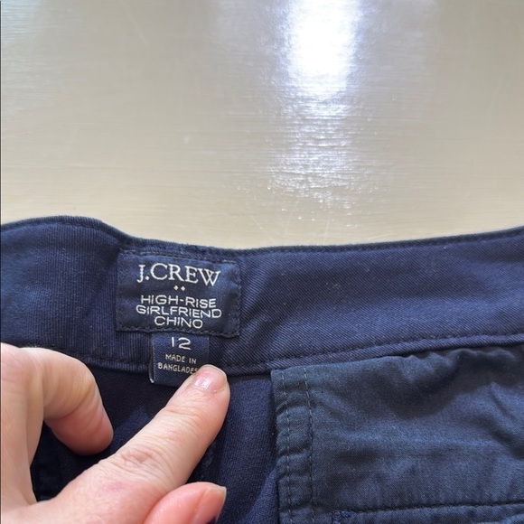J. Crew High-rise girlfriend chino pant Size 12 - Picture 11 of 12